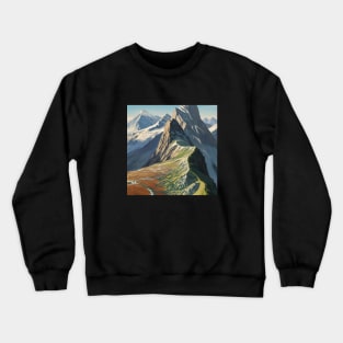 Mountain Vintage Outdoor Rocks Fauna Since Crewneck Sweatshirt